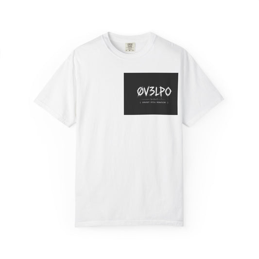 Graphic T-Shirt — OV3LPO Distressed Bunny Mugshot Design